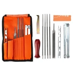 Universal Chainsaw Sharpener Tool Flat File, Handle, Filing Guide & Pouch. Fixed Price $24.15.