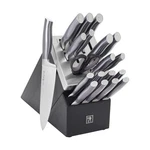 Henckels Graphite 20-PC Self-sharpening Knife Set With Block Black. Fixed Price $202.17.