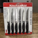 Kitchenaid 6- Piece Hi Carbon Stainless Steel Knife Set Package Nos. Fixed Price $28.00.