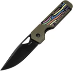 Kizer Cutlery Militaw Green & Multi-colored G10 Folding Nitro-v Knife V3634A3. Fixed Price $72.95.