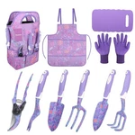 Purple Garden Sets 10-PIECE, Aluminum Alloy Steel Hand W/non-slip .... Fixed Price $56.20.