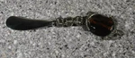 Mud Pie Turtle Shaped Amber Glass & Stainless Steel Spreader 6" Estate Find. Fixed Price $13.99.