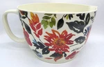 Large 10" Melamine Floral Patterned Batter Bowl With Handle & Non-slip Base.. Fixed Price $39.99.