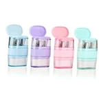 4 Pcs Manual Pencil Sharpener With Eraser, Double Hole Multicolored. Fixed Price $22.29.