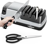 Multifunctional 4-STAGE Electric Knife & Scissor Sharpener, Diamond Abrasive For. Fixed Price $143.27.