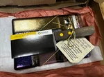 Hand Crafted Fused Glass Cheese Tray W/ Boska Knife Verre Visage Studio Nwt. Fixed Price $105.00.