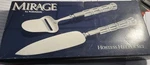 Mirage Hostess Helper Serving Set By Robinson Acrylic Handle Cake Cheese Slicer. Fixed Price $12.95.
