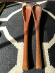 Pair Mcm Dansk 15.5 Quistgaard Teak Salad Server Spoons Denmark. Fixed Price $65.00.