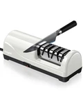 3 Stage Electric Knife Sharpener Kitchen Diamond Precision Angle Guide. Fixed Price $89.99.