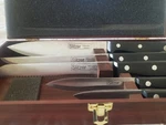 Reduced Slitzer Rostfrei Stainless 5-PC Gourmet Knife Set Including Case. Fixed Price $14.99.