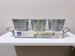 Better Homes Gardens Galvanized 4 Piece Serve Caddy Set - Brand New. Fixed Price $19.95.