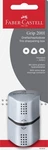 Faber Castell Grip Trio Pencil Sharpener Silver. Fixed Price $20.00.