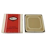 Vtg Pimpernel Cork Backed Coasters Beige Regal Stone Set Of 6 Traditional W/ Box. Fixed Price $13.31.