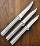 Rada Cutlery Paring Kitchen Knife Set T420 Steel Blades Silver Aluminum Handles. Fixed Price $29.09.