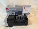 Wusthof Ptec Stage Diamond Electric Knife Sharpener #2933 Vg+ Black Tested. Fixed Price $96.00.