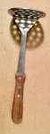 Pioneer Woman Slotted Turner Masher Stainless Steel Wood Handle Kitchen Utensil. Fixed Price $14.95.