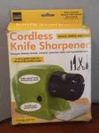 Cordless Knife Sharpener Handy Helper Uses Batteries New In Rough Box (z). Fixed Price $5.95.