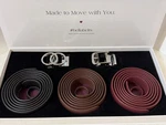 Bella Luxury Trio Set No Holes Adjustable Leather Gift Box - New. Fixed Price $50.99.