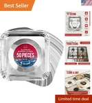 Disposable Gas Stove Cover Liners - 50 Pack, Customizable And Durable Protection. Fixed Price $16.99.