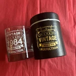 Whiskey Stones & Glass Gift Set Vintage Perfection Ltd Edition 1984 New. Fixed Price $12.99.