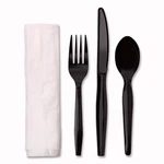 Boardwalk Fktnmwpsbla Fork/knife/napkin/spoon Cutlery Kit (250/CT) New. Fixed Price $46.99.