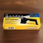 Gordon Handheld Knife Sharpener Item #62452 Twin Ceramic Rods Razor-sharp Edge. Fixed Price $19.90.