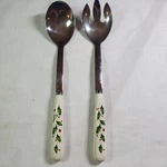Lenox Christmas Salad Fork & Spoon. Fixed Price $29.95.