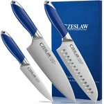 Knife Set, 3 Piece Kitchen - Razor Sharp Professional Japanese Chef.... Fixed Price $94.47.
