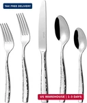 Luciella Ponza Flatware Set For 12, 65-PIECE Stainless Steel Silverware With. Fixed Price $467.19.
