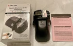 Kyocera DS-38 Diamond Roll Electric Knife Sharpener Battery Powered Open Box. Fixed Price $49.00.
