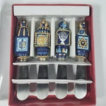 Cardinal Inc Chanukah Hanukkah Spreadables Gourmet Wooden Handle Spreaders. Fixed Price $54.70.