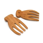 Lipper International Bamboo Wood Salad Hands With Knob Handles, 4" X 7.5". Fixed Price $11.99.