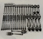 Zwilling Ja Henckels Provence 18/10 Stainless Flatware 44PC Lot Fork Spoon Knife. Fixed Price $99.99.