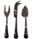 Thirstystone 290609 Marble-look Cheese Fork, Knife & Spade, Set Of 3. Fixed Price $27.30.