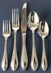 International Stainless American Beaded Flatware Fork Spoon Knife **choice*. Fixed Price $7.99.