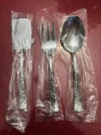 Lenox Holiday Holly & Ribbon Stainless Serving Set Fork Spatula Spoon Free Ship!. Fixed Price $50.00.