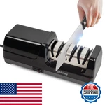Dskiley Electric Knife Sharpener For Kitchen Professional 3-STAGE 100 Diamond. Fixed Price $97.57.