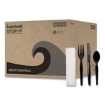 Boardwalk Fktnhwpsbla Fork/knife/napkin/teaspoon Cutlery Kit (250/CT) New. Fixed Price $29.78.