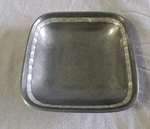 Vintage Towle Silversmiths 9 1/2" Square Bowl Mother Of Pearl Inlay. Fixed Price $20.25.