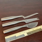 Boska Holland Knife Set Lot 3 Piece Brushed Stainless Knives Cheeseware. Fixed Price $19.67.