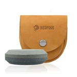 Nedfoss Axe Sharpener Tool W/ Leather Sheath, Dual Grit Whetstone For Hatchets. Fixed Price $33.41.