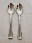 2 Pc Set Towle Hamilton Teaspoons Stainless Steel Germany 18/8 Satin Handle. Fixed Price $89.00.