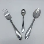 Oneida Avondale Ii Stainless Steel Flatware Serving Set Fork Slotted Spoon. Fixed Price $29.77.