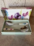 Portmeirion Water Garden Salad Serving Set WG1107-XG New Rare Hard To Find. Fixed Price $27.99.