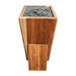 Navaris Universal Knife Block Holder Acacia Wood Stand With Bristles. Fixed Price $18.99.