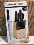 Cuisinart C77TR-16P Triple Rivet Collection 16-PIECE Block Set Stainless #31. Fixed Price $71.25.