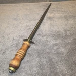 Vintage R.h. Forschner Honing Rod Knife Made The Usa Sharpener 19 Inch. Fixed Price $29.95.