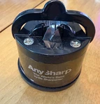 Anysharp Knife Sharpener With Powergrip - Gray. Fixed Price $9.99.
