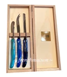 Claude Dozorme Laguiole French Breakfast Picnic Cheese Jam Bread Knife Gift Set. Fixed Price $139.00.