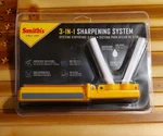 Smith's Sharpeners 3-IN-1 Sharpening System Quick Edge Setting Diamond & Ceramic. Fixed Price $29.00.